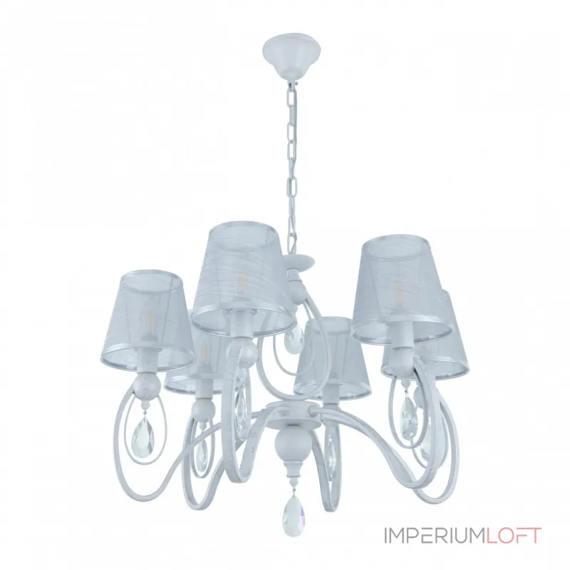 Подвесная люстра Arte Milano AM347203 347203/6 WT+SL Подвесная люстра Arte Milano AM347203 347203/6 WT+SL