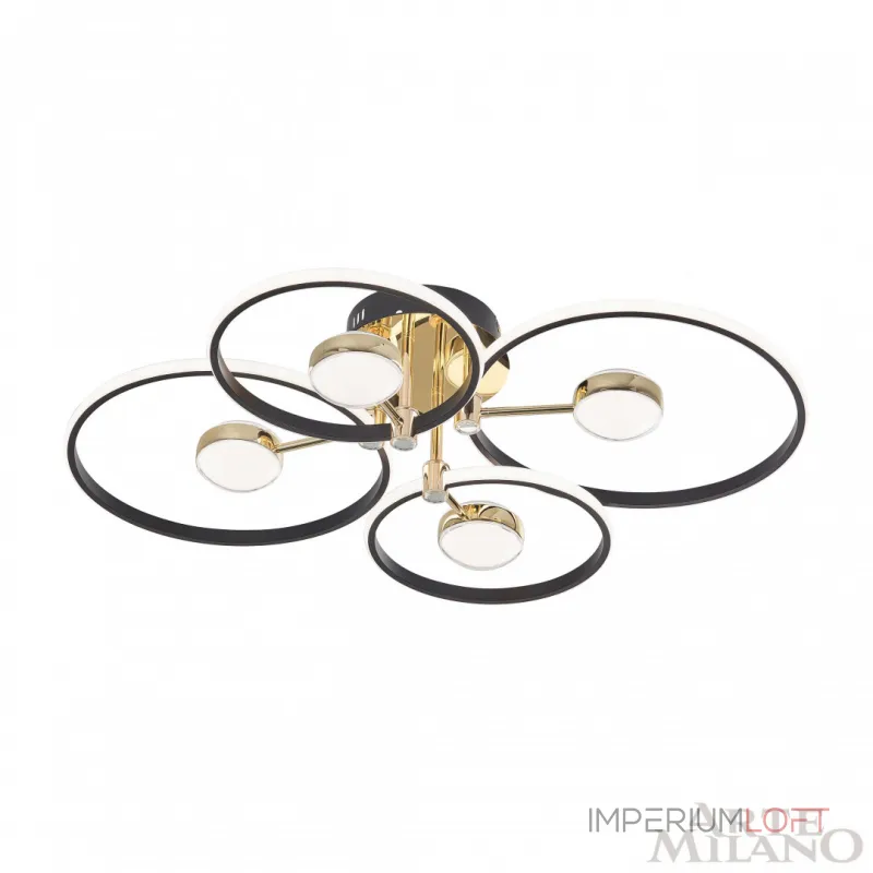 Светильник светодиодный Arte Milano Ferrara-76140 276140/4+4 BK/GD