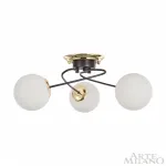 Потолочная люстра Arte Milano Neapolis-76408 276408/3 BK/GD