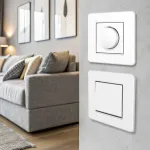 Выключатель одноклавишный с рамкой Arte Milano SET16-1-30-1 white от ImperiumLoft