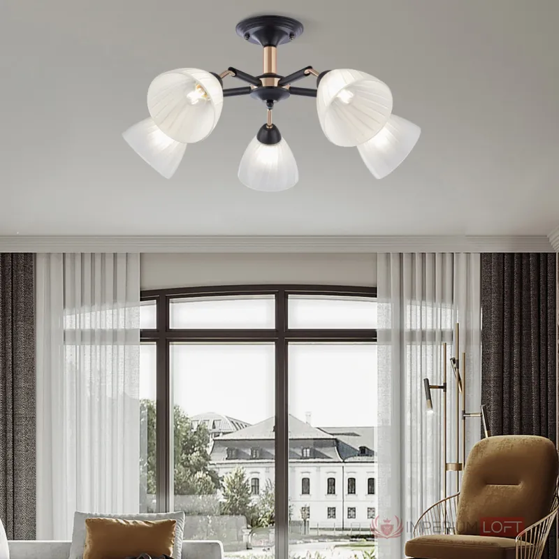 Люстра Arte Milano Napoli-322408 324108/5 BK+FG от ImperiumLoft
