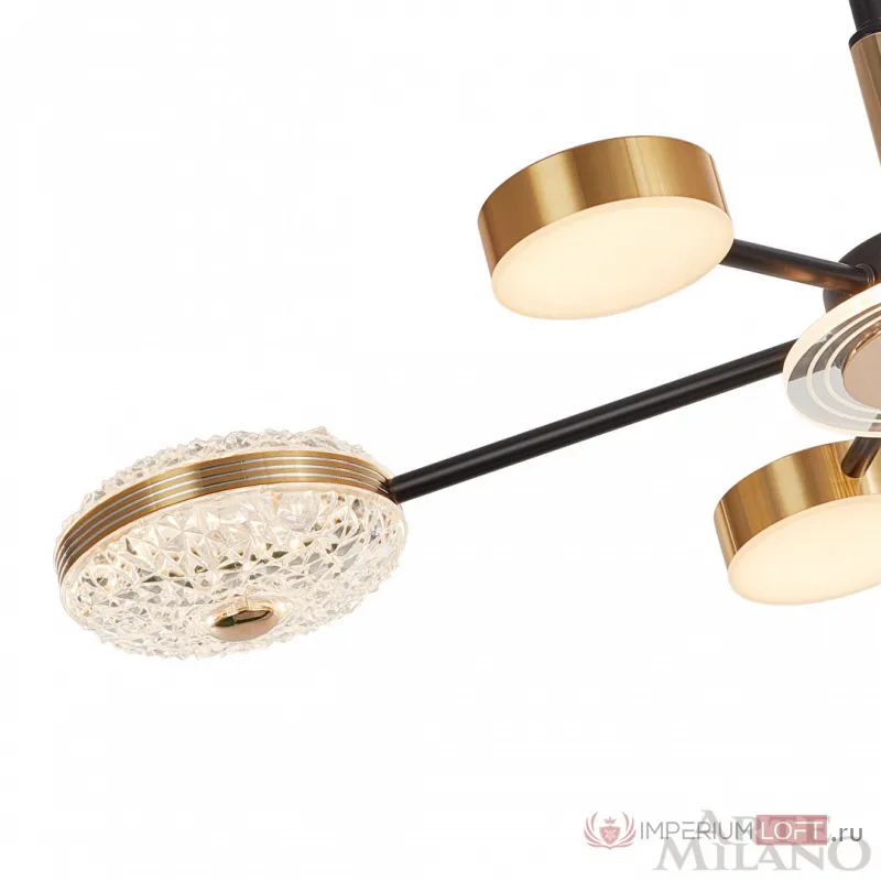 Люстра светодиодная Arte Milano Ferrara-72069 272069/6 BK/GD от ImperiumLoft
