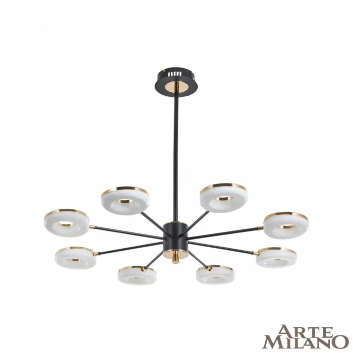 Люстра светодиодная Arte Milano Ferrara-72999 277499/8 BK/GD от ImperiumLoft