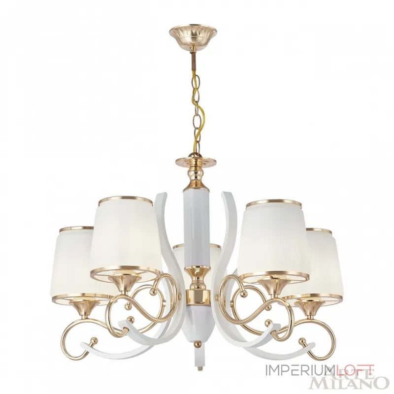 Подвесная люстра Arte Milano Florentia-3857 303857/5 Wh/Gd