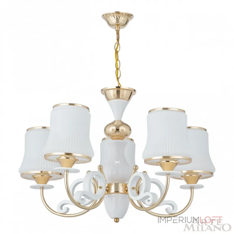 Подвесная люстра Arte Milano Florentia-1097 301097/5 Wh/Gd