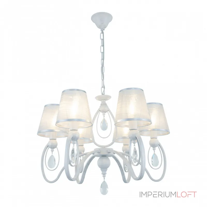 Подвесная люстра Arte Milano AM347203 347203/6 WT+SL Подвесная люстра Arte Milano AM347203 347203/6 WT+SL