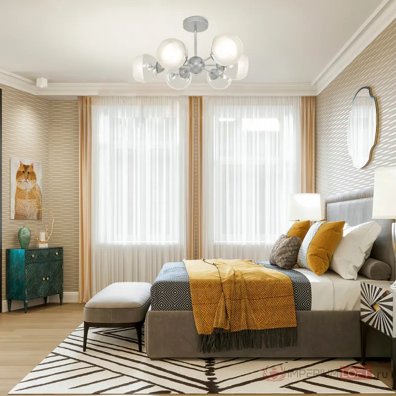 Люстра Arte Milano Napoli-327007 327007/3+3 CR от ImperiumLoft