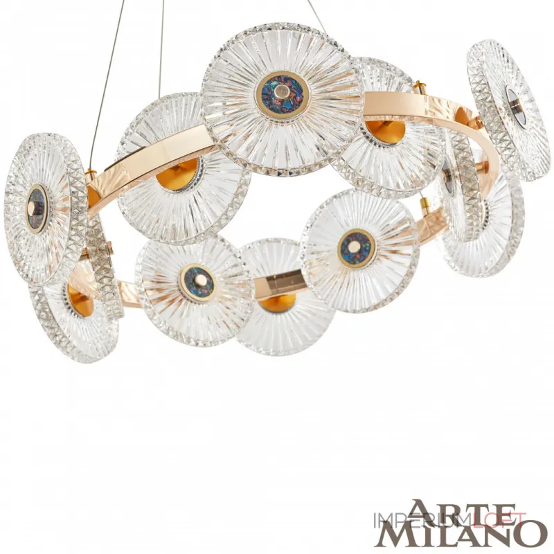 Подвесная люстра Arte Milano AM-3653 3653.D600.H800.LED G Подвесная люстра Arte Milano AM-3653 3653.D600.H800.LED G