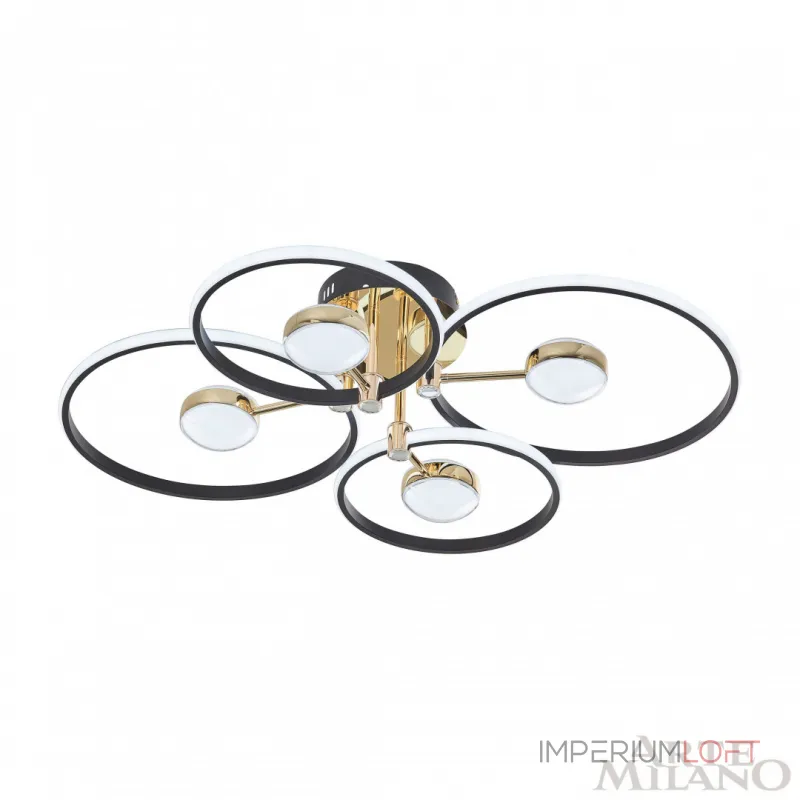 Светильник светодиодный Arte Milano Ferrara-76140 276140/4+4 BK/GD