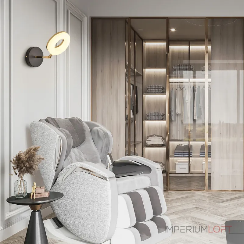 Бра светодиодный Arte Milano Ferrara-71399 271399/1B BK/GD Бра светодиодный Arte Milano Ferrara-71399 271399/1B BK/GD