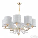 Люстра подвесная Arte Milano Florentia-2097 302097/8 Wh/Gd от ImperiumLoft