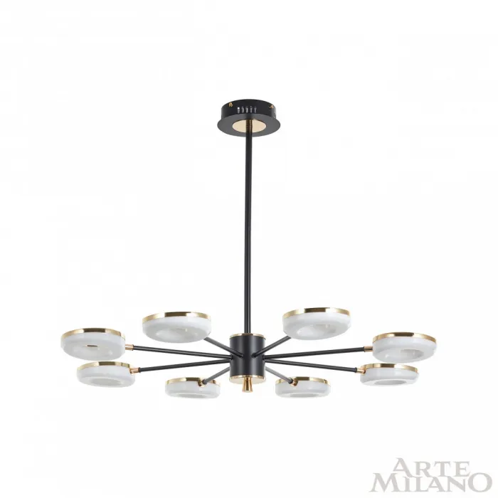 Люстра светодиодная Arte Milano Ferrara-72999 277499/8 BK/GD от ImperiumLoft