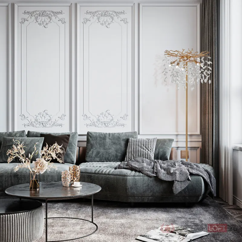 Торшер веточки Arte Milano Milano-1 23141.480-1650.5.G9.B IB от ImperiumLoft