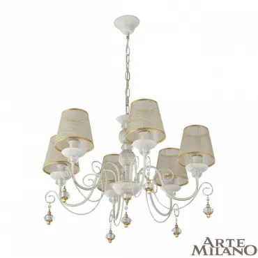 Люстра Arte Milano AM347620 347620/6 WT+G