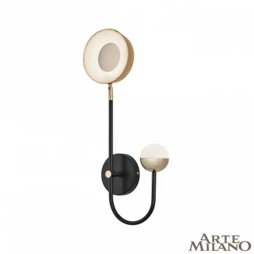 Бра светодиодный Arte Milano Ferrara-73210 273299/1+1 BK/GD
