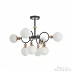 Люстра на штанге Arte Milano Neapolis-73808 274307/8 BK/GD