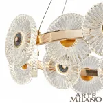 Подвесная люстра Arte Milano AM-3653 3653.D600.H800.LED G