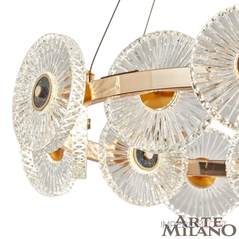 Подвесная люстра Arte Milano AM-3653 3653.D600.H800.LED G Подвесная люстра Arte Milano AM-3653 3653.D600.H800.LED G
