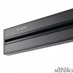 Накладной шинопровод с выключателем, 25A 250V 385201TOB/100 Black