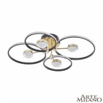 Светильник светодиодный Arte Milano Ferrara-76140 276140/4+4 BK/GD