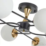 Потолочная люстра Arte Milano Neapolis-76808 276808/8 BK/GD