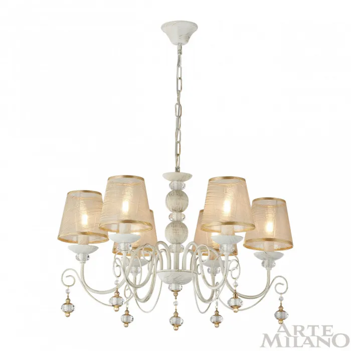 Люстра Arte Milano AM347620 347620/6 WT+G от ImperiumLoft
