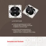Розетка с заземлением и шторками, 16A 250V 205.40-1.black