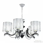 Люстра подвесная Arte Milano Florentia-6787 306787/5 Bk/Ni от ImperiumLoft