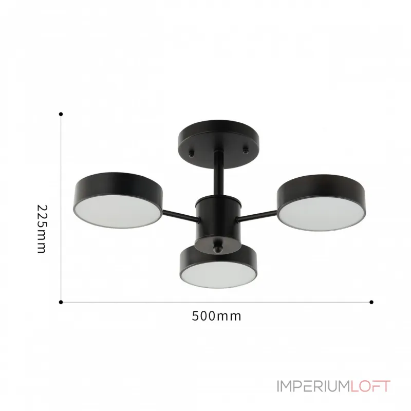 Светильник светодиодный Arte Milano Ferrara 250906/3B Bk