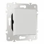 Выключатель одноклавишный проходной (на 2 направления) , 10AX 250V 203.32-1.white