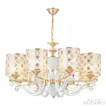 Люстра подвесная Arte Milano Florentia-3097 303097/8 Wh/Gd от ImperiumLoft