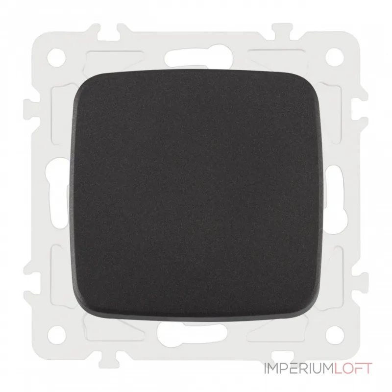 Выключатель одноклавишный, 10AX 250V 205.30-1.black от ImperiumLoft Выключатель одноклавишный, 10AX 250V 205.30-1.black от ImperiumLoft