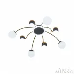 Потолочная люстра Arte Milano Ferrara-71040 271040/8 BK/GD
