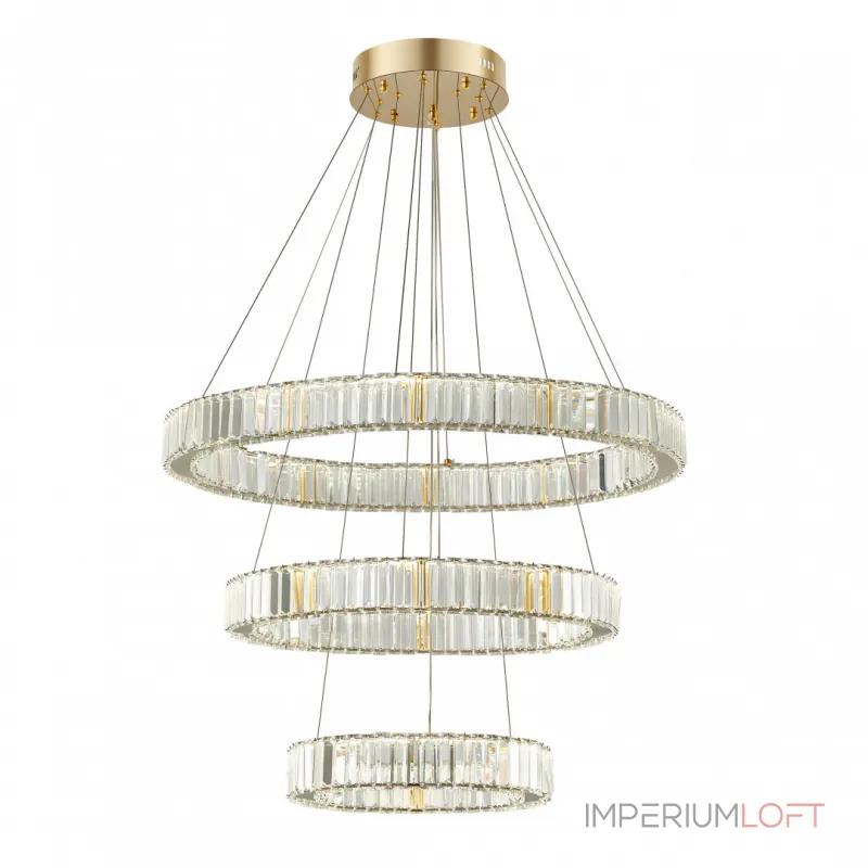 Подвесная люстра Arte Milano AM-9018 9018B.D800+600+400.H1350.LED G