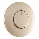 Выключатель круглый двухклавишный с рамкой Arte Milano SET08-1-30-2 shampan