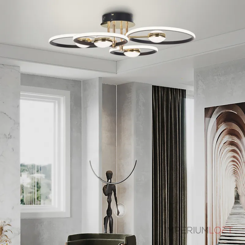 Светильник светодиодный Arte Milano Ferrara-76140 276140/4+4 BK/GD