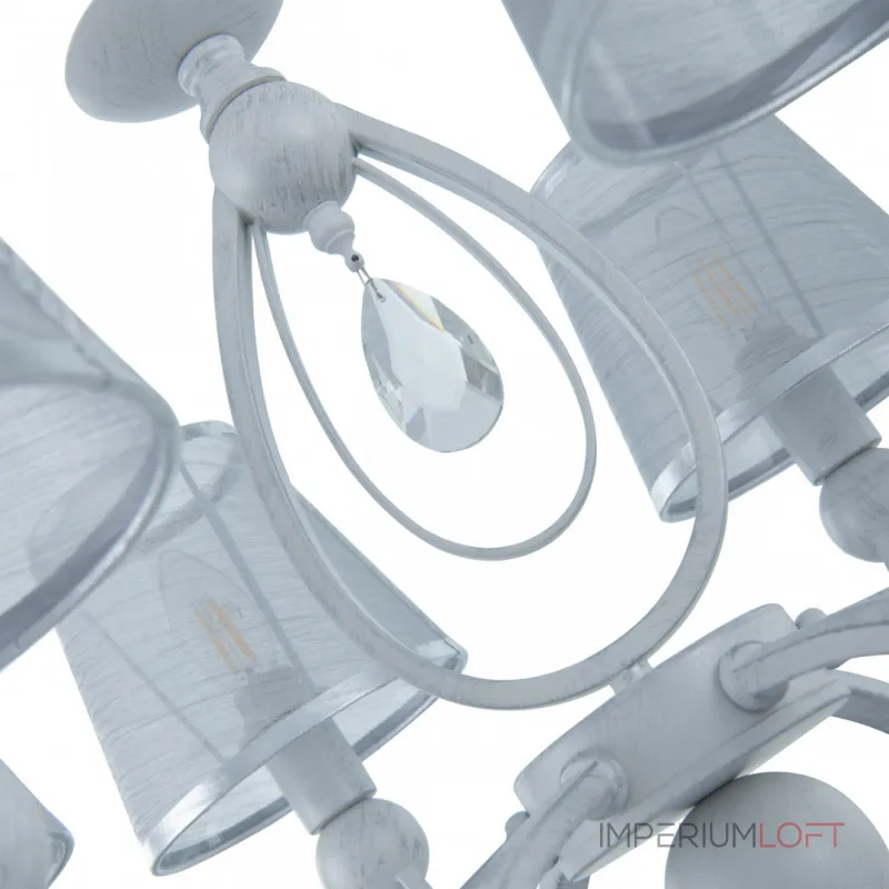 Подвесная люстра Arte Milano AM347203 347203/6 WT+SL Подвесная люстра Arte Milano AM347203 347203/6 WT+SL