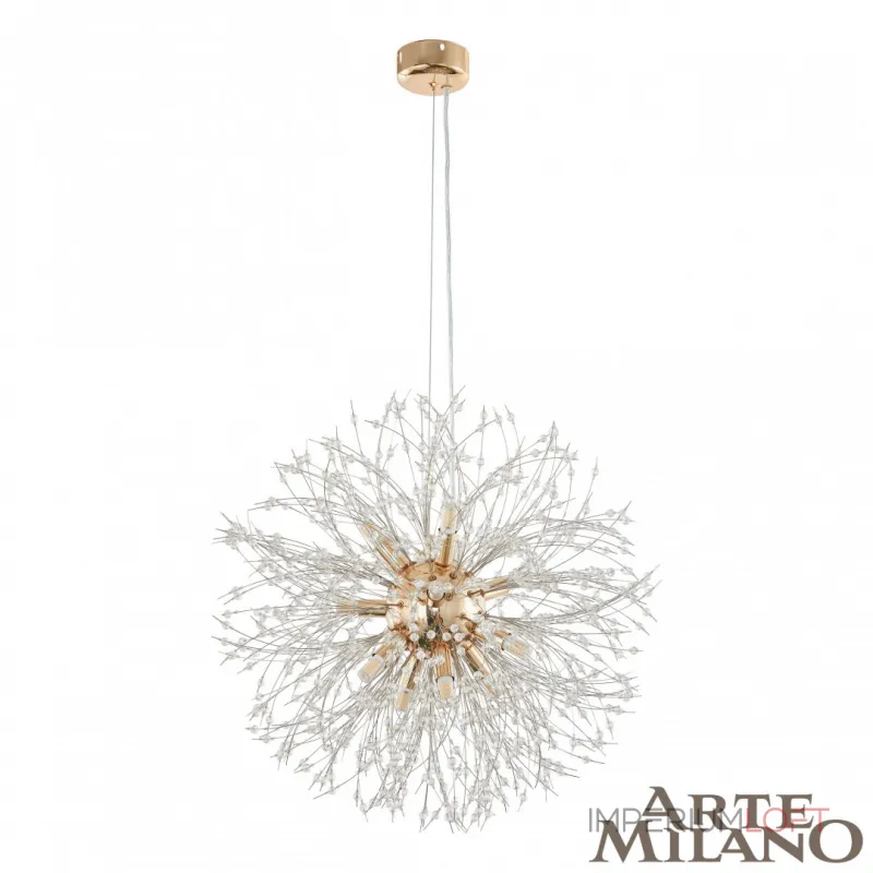 Подвесная люстра Arte Milano AM-74398 74398.D500.H550.G9.12 G Подвесная люстра Arte Milano AM-74398 74398.D500.H550.G9.12 G