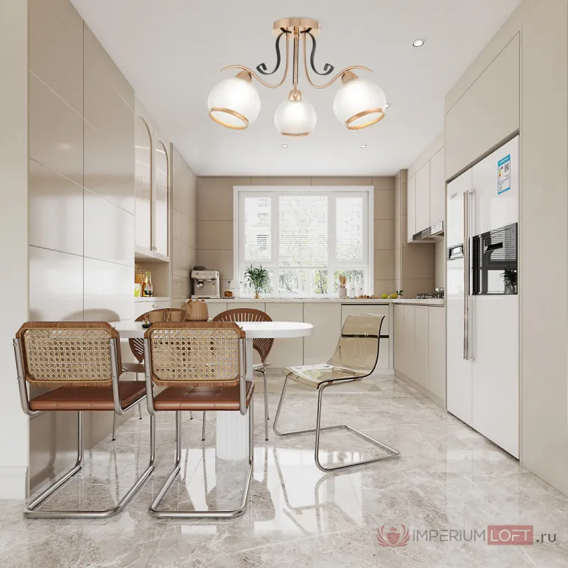 Люстра Arte Milano AMALFI-323306 323306/3 FG+BK от ImperiumLoft