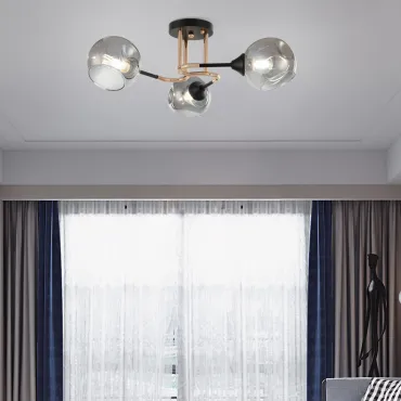 Люстра Arte Milano AMALFI-328419 328419/3 FG+BK от ImperiumLoft