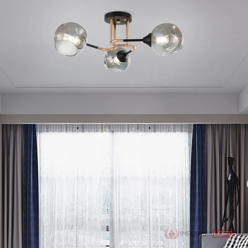 Люстра Arte Milano AMALFI-328419 328419/3 FG+BK от ImperiumLoft