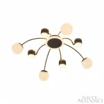 Потолочная люстра Arte Milano Ferrara-71040 271040/8 BK/GD