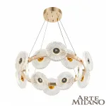 Подвесная люстра Arte Milano AM-3653 3653.D600.H800.LED G