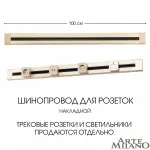 Накладной шинопровод, 32A 250V 382301TO/100 Gold от ImperiumLoft
