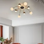 Потолочная люстра Arte Milano Ferrara-71040 271040/8 BK/GD