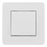 Выключатель одноклавишный с рамкой Arte Milano SET16-1-30-1 white от ImperiumLoft