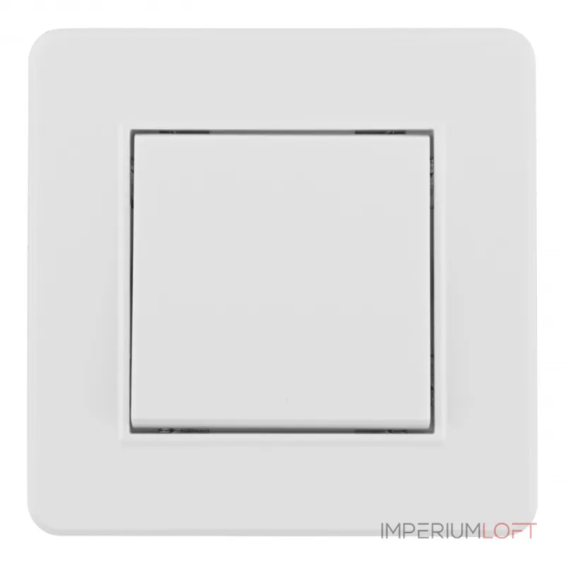 Выключатель одноклавишный с рамкой Arte Milano SET16-1-30-1 white от ImperiumLoft Выключатель одноклавишный с рамкой Arte Milano SET16-1-30-1 white от ImperiumLoft