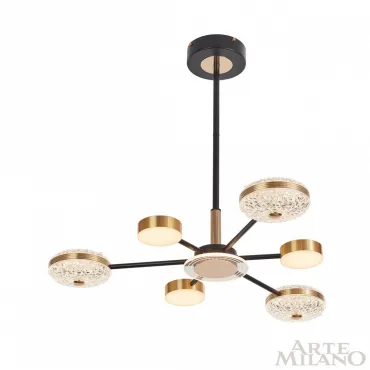 Люстра светодиодная Arte Milano Ferrara-72069 272069/6 BK/GD от ImperiumLoft