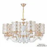 Люстра подвесная Arte Milano Florentia-3097 303097/8 Wh/Gd от ImperiumLoft