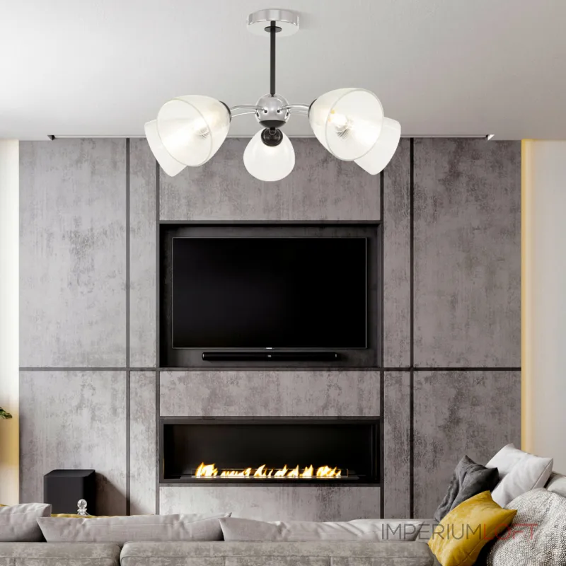 Потолочная люстра Arte Milano Napoli-329007 329007/5 CR.BK